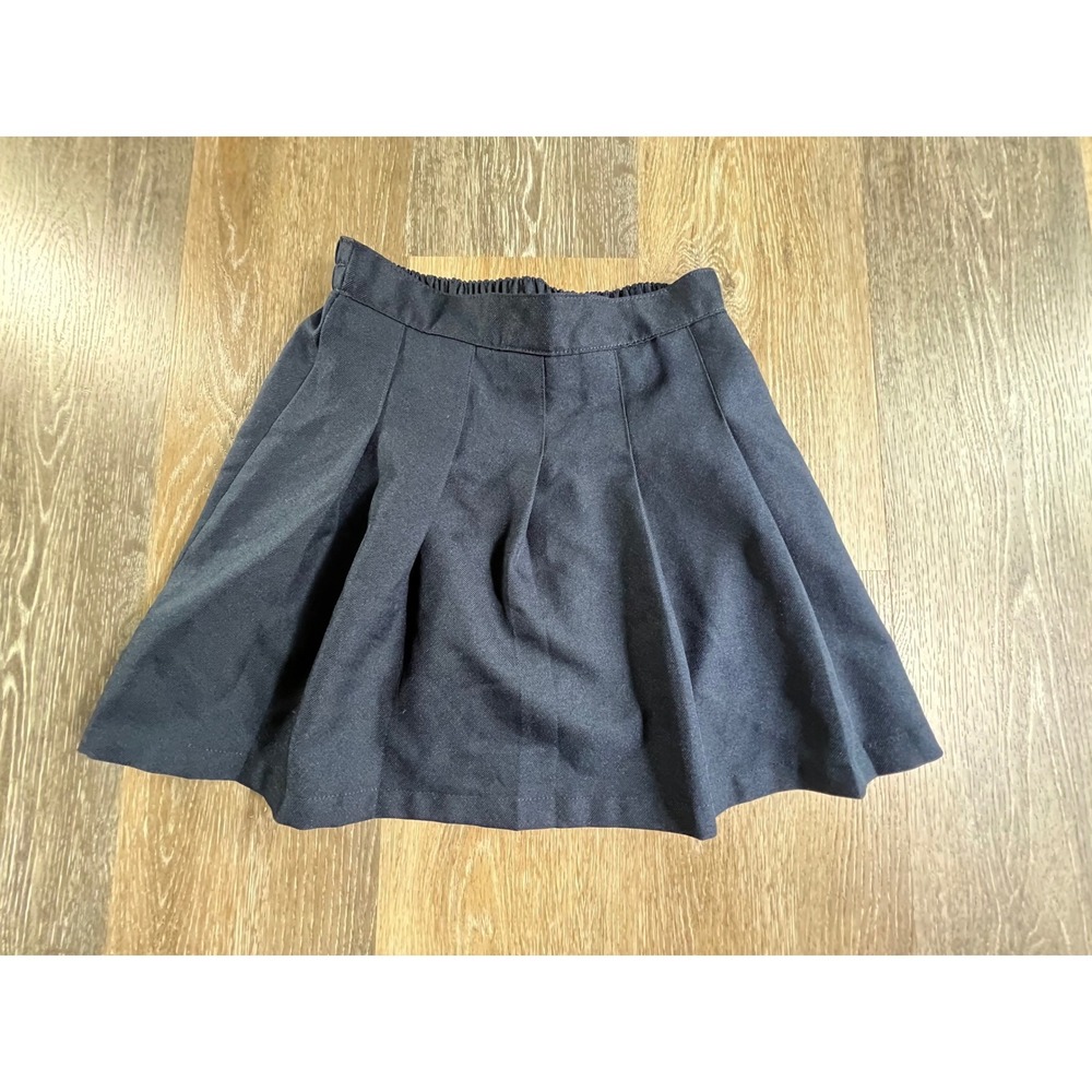 IZOD Pleated Skirt Kids Size 10 Navy Blue Approved Schoolwear Uniform